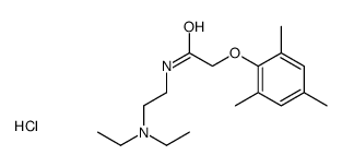N-[2-(diethylamino)ethyl]-2-(2,4,6-trimethylphenoxy)acetamide,hydrochloride结构式