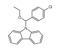 9-((4-chlorophenyl)(ethoxy)methyl)-9H-carbazole Structure
