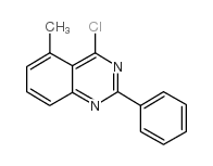 4-氯-5-甲基-2-苯基喹唑啉结构式