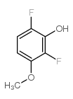 2,6-二氟-3-甲氧苯酚结构式