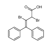 2,3-dibromo-4,4-diphenylbut-3-enoic acid Structure