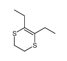 5,6-diethyl-2,3-dihydro-1,4-dithiine Structure