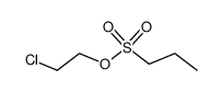propane-1-sulfonic acid-(2-chloro-ethyl ester)结构式