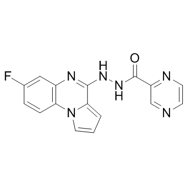 吡嗪羧酸 2-(7-氟吡咯并[1,2-A]喹喔啉-4-基)酰肼图片
