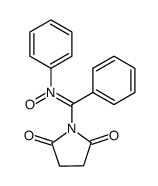 (Z)-1-(2,5-dioxopyrrolidin-1-yl)-N,1-diphenylmethanimine oxide结构式