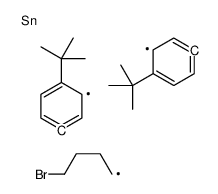 4-bromobutyl-bis(4-tert-butylphenyl)stannane Structure