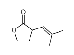 3-(2-methylprop-1-enyl)oxolan-2-one结构式