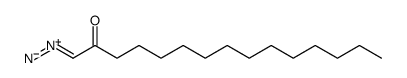 2-Pentadecanone, 1-diazo Structure