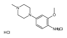 2-甲氧基-4-(4-甲基哌嗪-1-基)苯胺双盐酸盐结构式