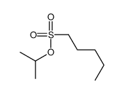 1-Methylethyl 1-pentanesulfonate结构式