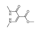 methyl 3-methylamino-2-(N-methylcarbamoyl)propenoate Structure