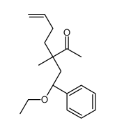 3-[(2R)-2-ethoxy-2-phenylethyl]-3-methylhept-6-en-2-one Structure