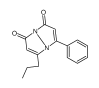 7-phenyl-1-propylpyrazolo[1,2-a]pyrazole-3,5-dione结构式