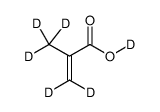 甲基丙烯酸-D6结构式