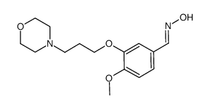 4-methoxy-3-[3-(4-morpholinyl)propoxy]benzaldoxime结构式