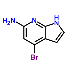 4-Bromo-1H-pyrrolo[2,3-b]pyridin-6-amine Structure