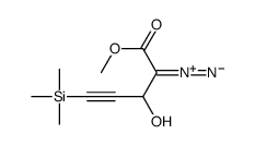 2-diazonio-3-hydroxy-1-methoxy-5-trimethylsilylpent-1-en-4-yn-1-olate Structure