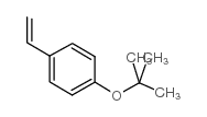 4-叔丁氧基苯乙烯结构式