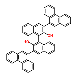 (S)-3,3-二-9-菲基-1,1-联萘酚结构式
