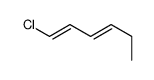1-chlorohexa-1,3-diene Structure