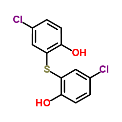 双(2-羟基-5-氯苯基)硫醚结构式