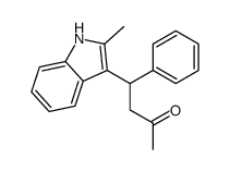 4-(2-methyl-1H-indol-3-yl)-4-phenylbutan-2-one结构式