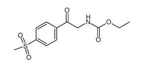 (4-methanesulfonyl-phenacyl)-carbamic acid ethyl ester结构式