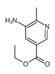 5-氨基-6-甲基烟酸乙酯结构式