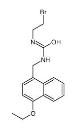 1-(2-Bromoethyl)-3-[(4-ethoxy-1-naphtyl)methyl]urea Structure