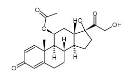 prednisolone 11β-acetate结构式