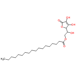 6-O-硬脂酰-L-抗坏血酸结构式