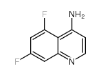 4-氨基-5,7-二氟喹啉结构式