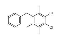 2,3,6-trimethyl-4,5-dichlorodiphenylmethane Structure