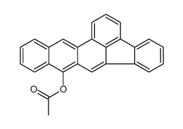 Indeno(1,2,3-de)benz(a)anthracen-9-ol,9-acetate Structure