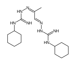 methylglyoxal bis(cyclohexylamidinohydrazone) structure