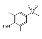 2,6-二氟-4-甲砜基苯胺结构式
