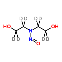 2,2'-(Nitrosoimino)di(2H4)ethanol Structure