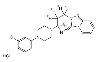 盐酸曲唑酮-d6结构式