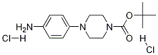 4-(4-氨基苯基)哌嗪-1-羧酸叔丁酯二盐酸盐结构式