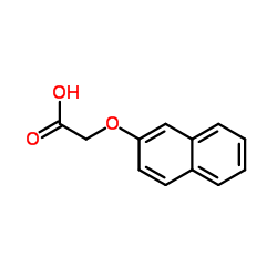 β-萘氧乙酸结构式