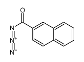 naphthalene-2-carbonyl azide结构式