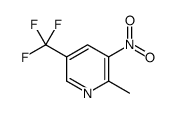 2-Methyl-3-nitro-5-trifluoromethyl-pyridine Structure