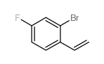 2-溴-1-乙烯基-4-氟苯结构式