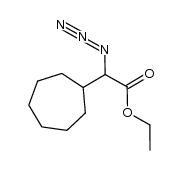 ethyl 2-azido-2-cycloheptylacetate Structure