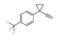 1-(4-(三氟甲基)苯基)环丙烷甲腈结构式