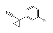 1-(3-溴苯基)环丙烷甲腈结构式
