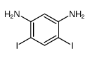 4,6-diiodobenzene-1,3-diamine Structure