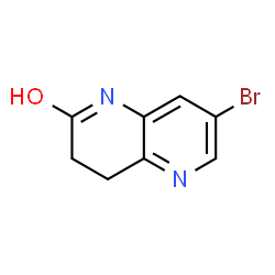 7-溴-3,4-二氢-1,5-萘啶-2(1H)-酮结构式