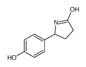 5-(4-hydroxyphenyl)pyrrolidin-2-one结构式