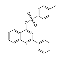 2-phenylquinazolin-4-yl 4-methylbenzenesulfonate结构式